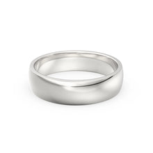Load image into Gallery viewer, 6MM Gold Wedding Band/ 5MM CLASSIC DOME Polished Mens & Womens Wedding Ring by Jalvi Co / Also available Rose Gold, White Gold - Jalvi & Co.