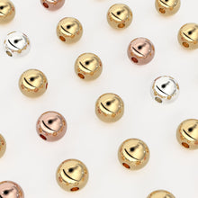 Load image into Gallery viewer, 2MM 18k Solid Gold Smooth Round Bead Ball Spacer (10 pieces) Christmas Gift