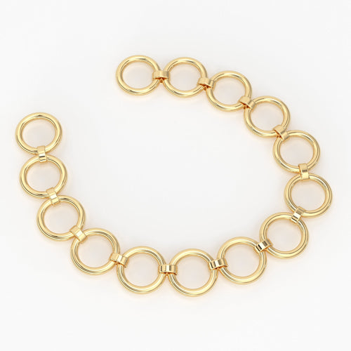 5.5mm 18k Solid Yellow Gold Chain Extender 3 inches Length St Patricks Day