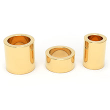 Load image into Gallery viewer, 14k Solid Gold Tube Spacer Beads Stringing Jewelry Crimp Beads St Patricks Day