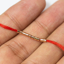 Load image into Gallery viewer, 14k Solid Gold Tube Spacer Beads Stringing Jewelry Crimp Beads St Patricks Day