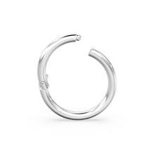 Load image into Gallery viewer, 18mm Round Profile Clicker Gold Clasp / 14K Gold Connector / Necklace Connector Clasp Lock / Charm holder / Solid Gold Charms Clasp - Jalvi & Co.