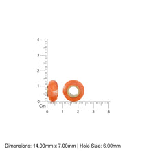 Load image into Gallery viewer, Orange Carnelian Bead, Carnelian Bead Gold Core, Natural Carnelian Bead, Gold Charm Gemstone Bead Pendant, Small Hole Bead, Big Hole Bead - Jalvi & Co.