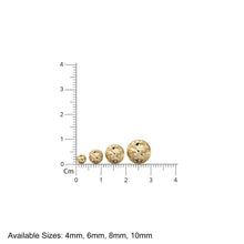 Load image into Gallery viewer, Flush Gypsy Setting Diamond Gold Beads / Handmade Diamond Rondelle Beads / Diamond Round Ball Sphere Beads / Gold Diamond Spacer Findings - Jalvi & Co.