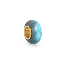 Load image into Gallery viewer, Labradorite Beads, Labradorite Bead Gold Core, Natural Labradorite Bead, Gold Charm Gemstone Bead Pendant, Small Hole Bead, Big Hole Bead - Jalvi & Co.