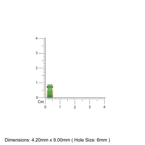 9mm Enamel 14K Solid Italian Gold Rondels, Charm Rondelle, 18k Gold Roundel, Round Wheel Tyre, Beaded Texture Rondelle Spacer Charms