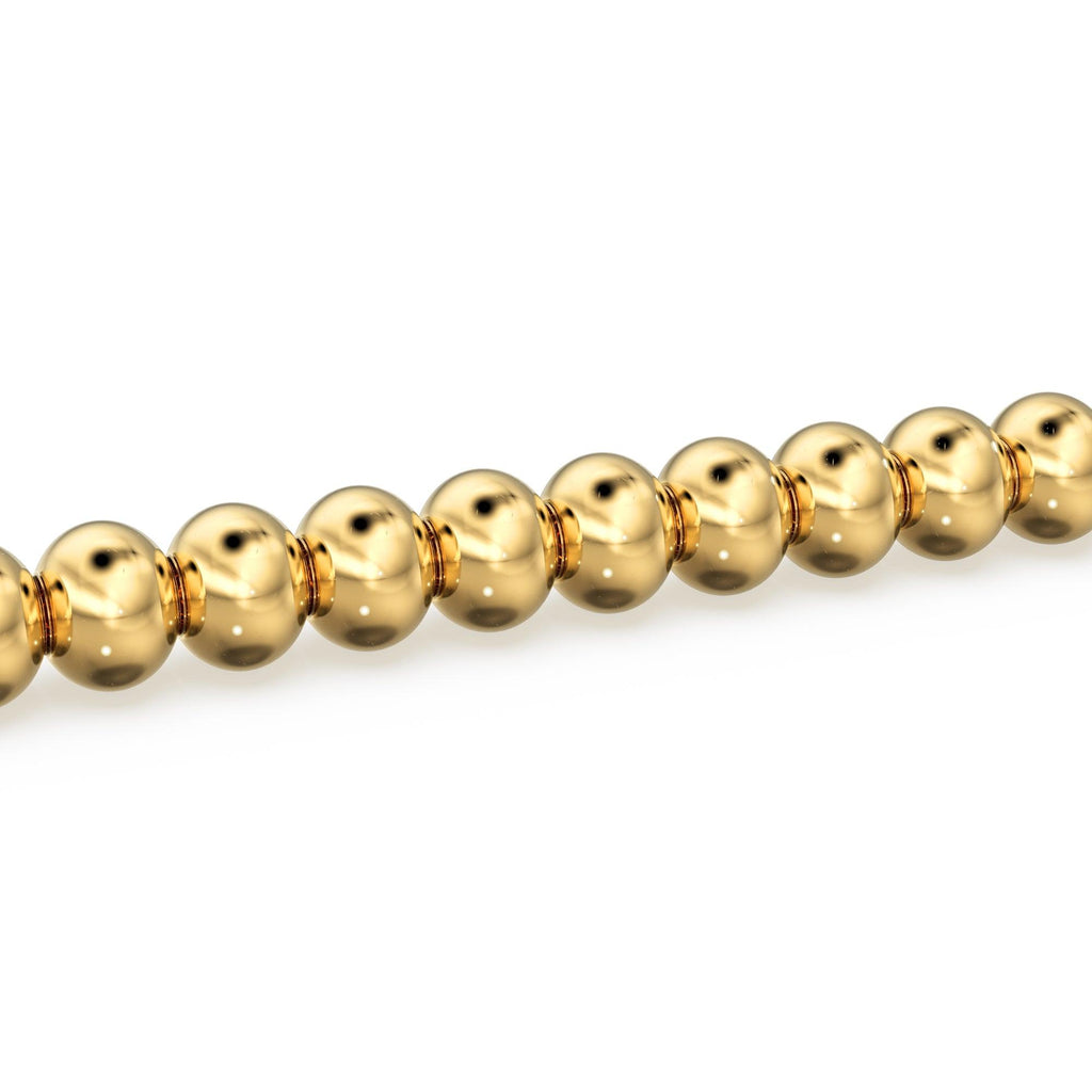 100pcs 14k Solid Yellow Gold Handmade Round Sphere Spacer Beads 1.5mm x 1.3mm - Jalvi & Co.