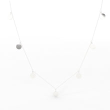 Load image into Gallery viewer, 14k Solid Gold Choker Necklace / Coin Charm Choker / Gold Disc Choker / Disc Dangle Necklace / Dangle Coin Necklace / Round Charm Necklace - Jalvi & Co.