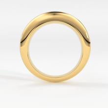 Load image into Gallery viewer, 14k Gold Dome Ring / Dome Ring Gold / Statement Ring / Crescent Dome Ring / Chunky Ring / Minimal / Statement Ring / Classic Bold Ring - Jalvi & Co.