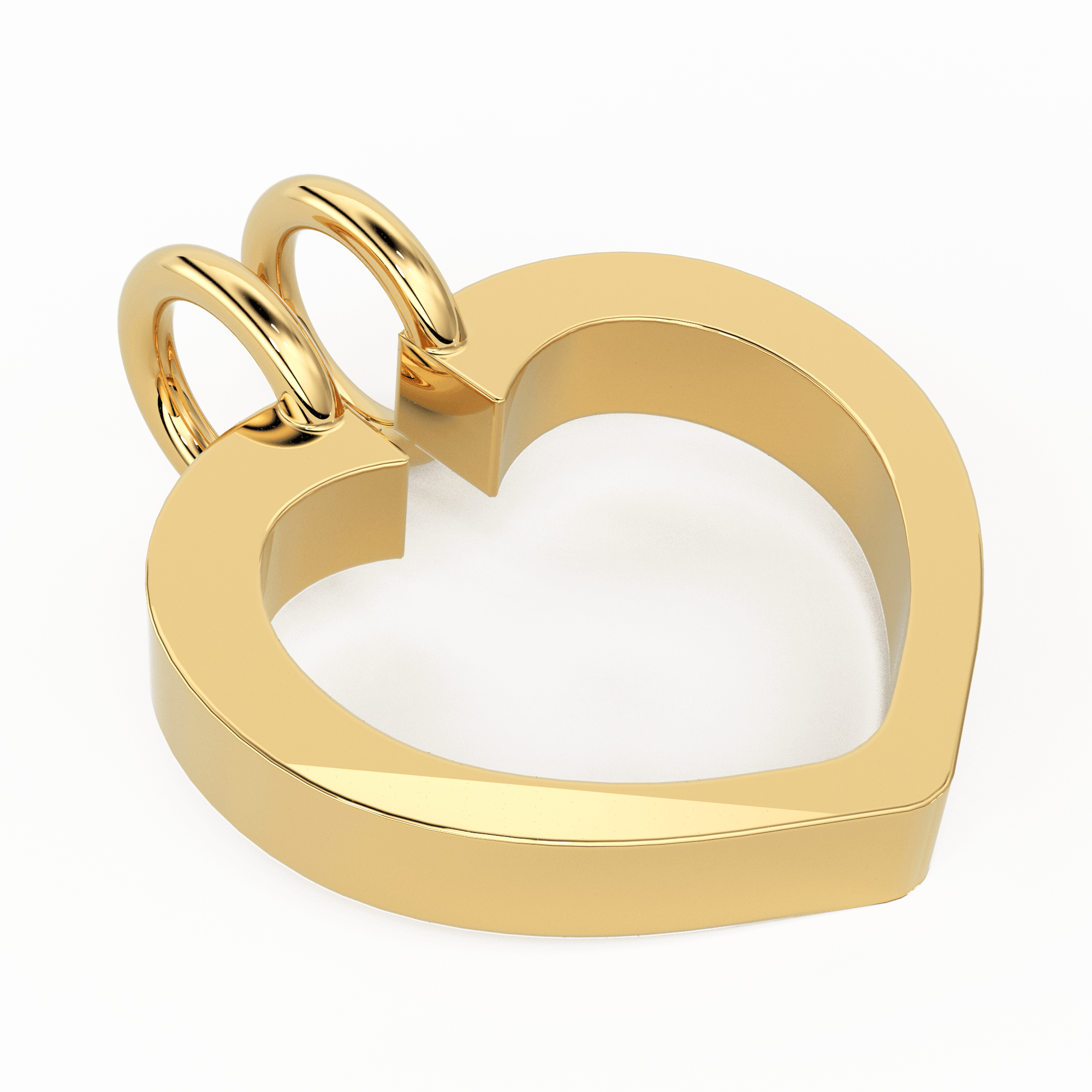 Ring keeper hot sale heart pendant