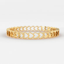 Load image into Gallery viewer, 14k Solid Gold Tiny Heart Ring / Stacking Ring / Infinity Heart Ring / Promise Ring For Her / Thin Band Ring / Love Heart Tiny Thin Band - Jalvi & Co.