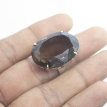 Load image into Gallery viewer, 15.8g, Handmade Natural Smoky Quartz 925 Sterling Silver Ring - Jalvi &amp; Co.