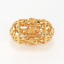 Load image into Gallery viewer, 18k Solid Gold Handmade Designer Floral Spacer Bead Finding 12mm 13mm 14.50mm - Jalvi & Co.