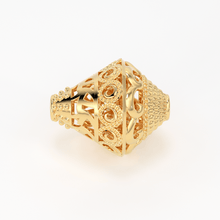 Load image into Gallery viewer, 18k Solid Gold Handmade Designer Geometric Cone Spacer Bead Finding 8.75mm 10mm 11mm - Jalvi & Co.