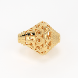 18k Solid Gold Handmade Designer Geometric Cone Spacer Bead Finding 8.75mm 10mm 11mm