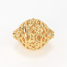 Load image into Gallery viewer, 18k Solid Gold Handmade Designer Round Spacer Bead Finding 8mm 9mm 10mm - Jalvi & Co.