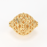 18k Solid Gold Handmade Designer Round Spacer Bead Finding 8mm 9mm 10mm