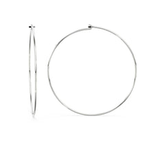 Load image into Gallery viewer, 18k Solid Gold Hoop Earrings Findings Jewelry Making 40mm - Jalvi & Co.