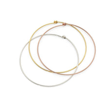 Load image into Gallery viewer, 18k Solid Gold Hoop Earrings Findings Jewelry Making 40mm - Jalvi & Co.