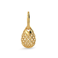 Load image into Gallery viewer, 18k Solid Yellow Gold Handmade Pineapple Diamond Earrings, Pineapple Earrings, Gold Earrings, Diamond Earrings - Jalvi &amp; Co.
