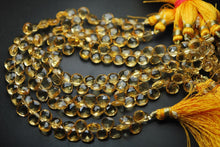 Load image into Gallery viewer, 20 Pcs,Finist Quality Citrine Micro Faceted Heart Shape Briolettes, 7-8mm Long,Great Quality - Jalvi & Co.