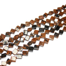 Load image into Gallery viewer, 4 Strand Natural Marconi Obsidian Smooth Kite Loose Gemstone Beads 14&quot; 8mm 9mm - Jalvi &amp; Co.