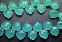 Load image into Gallery viewer, 5 Matched Pairs Peru Aqua Blue Quartz Carving Faceted Heart Shape Briolette's, 12mm - Jalvi & Co.