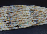 Australian Opal Tyre Shape Smooth Beads Natural Size Approx 16