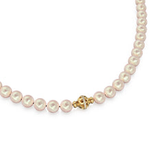 Load image into Gallery viewer, Ball Necklace Solid Gold Clasp / Gold Diamond Clasp / Round Connector / Diamond Connector/ Necklace Connector Clasp Lock / Bracelet Clasp - Jalvi & Co.