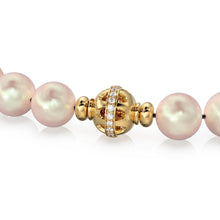 Load image into Gallery viewer, Ball Necklace Solid Gold Clasp / Gold Diamond Clasp / Round Connector / Diamond Connector/ Necklace Connector Clasp Lock / Bracelet Clasp - Jalvi & Co.