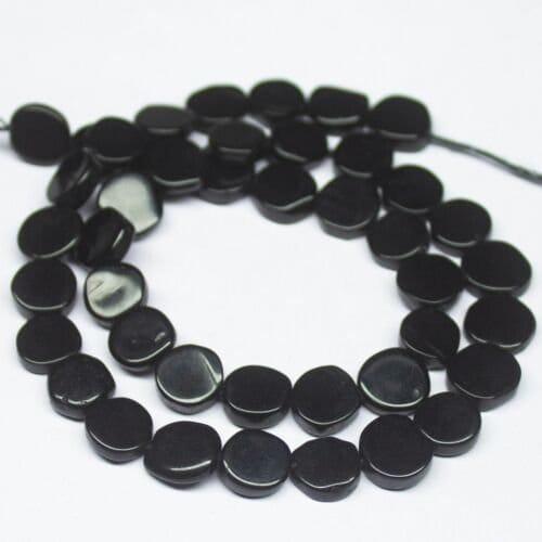 Black Onyx Gemstone Beads - 8mm round