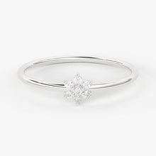 Load image into Gallery viewer, Brilliant Diamond Band in 14k Gold / Round Diamond Ring / Round Gold Band White Diamond Ring / Diamond Wedding Band - Jalvi & Co.