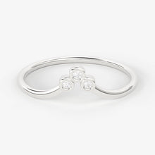 Load image into Gallery viewer, Brilliant Diamond Band in 14k Gold / Round Diamond Ring / Round Gold Band White Diamond Ring / Milgrain Diamond Wedding Band - Jalvi & Co.