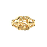 Drum Shape Solid Gold 14k 18k Spacer Finding Bead, Gold Spacer, Gold Finding, Solid Gold Bead 8.45mm