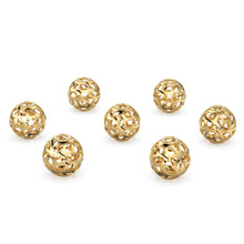 Load image into Gallery viewer, Star Cutout Designer Shape Solid Gold 14k 18k Handmade Gold Spacer Bead Jewelry Making Supply 6mm 8mm 10mm - Jalvi & Co.