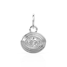Load image into Gallery viewer, 0.50 carat Natural Diamond Charms 14k Yellow Solid Gold Bubble Bezel Charm Pendant Brilliant Oval Diamond Bezel 18K Gold Jewelry Finding - Jalvi & Co.