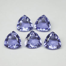 Load image into Gallery viewer, Iolite Blue Quartz Faceted Trillion Cut Gemstone Beads 1 Pair 10mm - Jalvi &amp; Co.