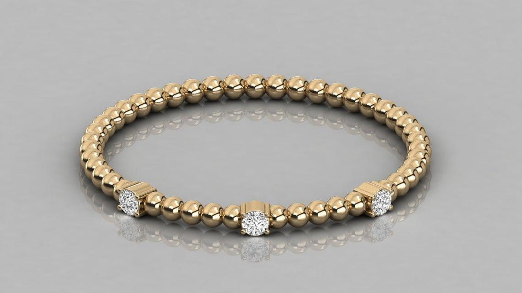 Gold Ring / 14k Bubble Ring / 14k Solid Gold Ring / Bubble Eternity Ring / Petite Gold Ring / Statement Ring - Jalvi & Co.