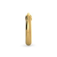 Load image into Gallery viewer, Minimal 18k Solid Yellow Gold Handmade Hoop Earrings, Gold Earrings, Hoop Earrings, Minimal Earrings - Jalvi & Co.