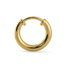 Load image into Gallery viewer, Minimal 18k Solid Yellow Gold Handmade Hoop Earrings, Gold Earrings, Hoop Earrings, Minimal Earrings - Jalvi & Co.