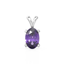 Load image into Gallery viewer, Natural Amethyst Charm, 18k Solid Gold Charm, Handmade Gold Charm, Purple Amethyst Gemstone Pendant Necklace, February Birthstone Charm - Jalvi & Co.