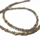 Natural Champagne Diamond Uncut Rough Loose Gemstone Beads 2.5mm 3mm 11.5