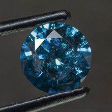 Load image into Gallery viewer, Natural Fancy Blue Diamond Round Brillian 0.90ct Precious Diamond - Jalvi &amp; Co.
