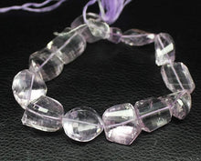 Load image into Gallery viewer, Natural Pink Amethyst Faceted Nugget Tumble Gemstone Beads Strand 12mm 21mm 10&quot; - Jalvi &amp; Co.