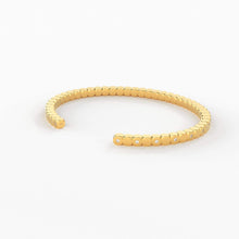 Load image into Gallery viewer, Real Diamond Solid Gold Cuff Bracelet / Flush Set Diamond / Handmade Cubes Bracelet / Handmade 18k Gold Diamond Bangle / Gift High Jewelry - Jalvi & Co.