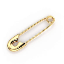 Load image into Gallery viewer, Safety Pin Earring / 30mm Gold Earrings / Minimalist Beauty Earring / Statement Earrings / Rose Gold Earrings / Gift for Her - Jalvi & Co.
