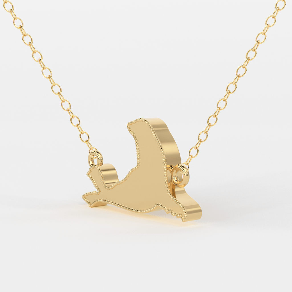 Seal Necklace / 14k Gold Seal Necklace / Marine Life Gold Necklaces / Aquatic Necklace / Minimalist Seal Necklace / Dainty Seal Animal Necklace - Jalvi & Co.