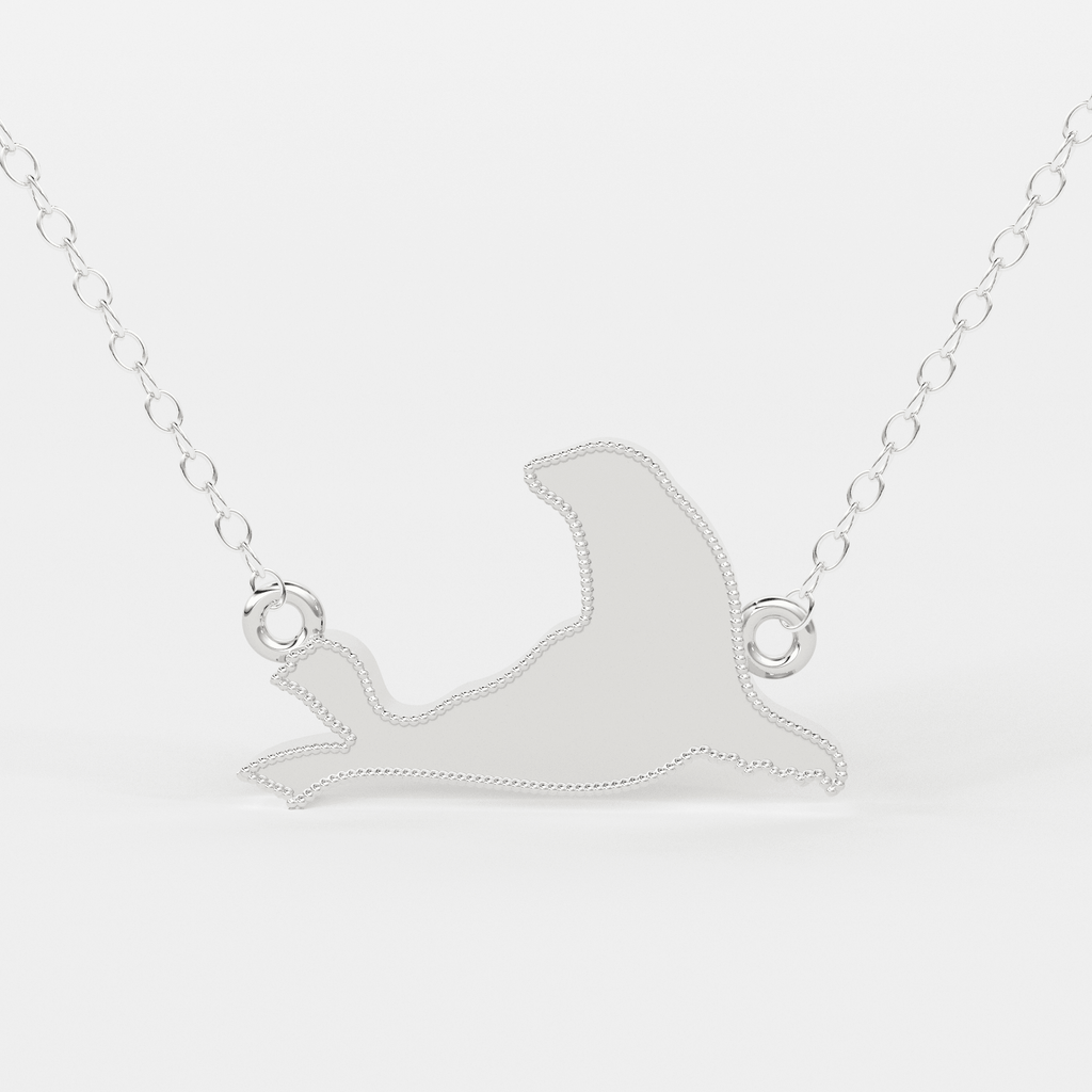Seal Necklace / 14k Gold Seal Necklace / Marine Life Gold Necklaces / Aquatic Necklace / Minimalist Seal Necklace / Dainty Seal Animal Necklace - Jalvi & Co.
