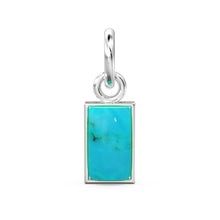 Load image into Gallery viewer, Sleeping Beauty Turquoise Pendant / 18k Solid Yellow Gold Bezel Turquoise Charm / Blue Gemstone Jewelry / Sleeping Beauty Charm - Jalvi & Co.