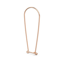 Load image into Gallery viewer, Solid Gold 14k 18k Dangle 21 gauge 14mm Earwire Gold Findings - Jalvi & Co.